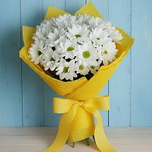 Букет цветов из:  Хризантемы в Черное