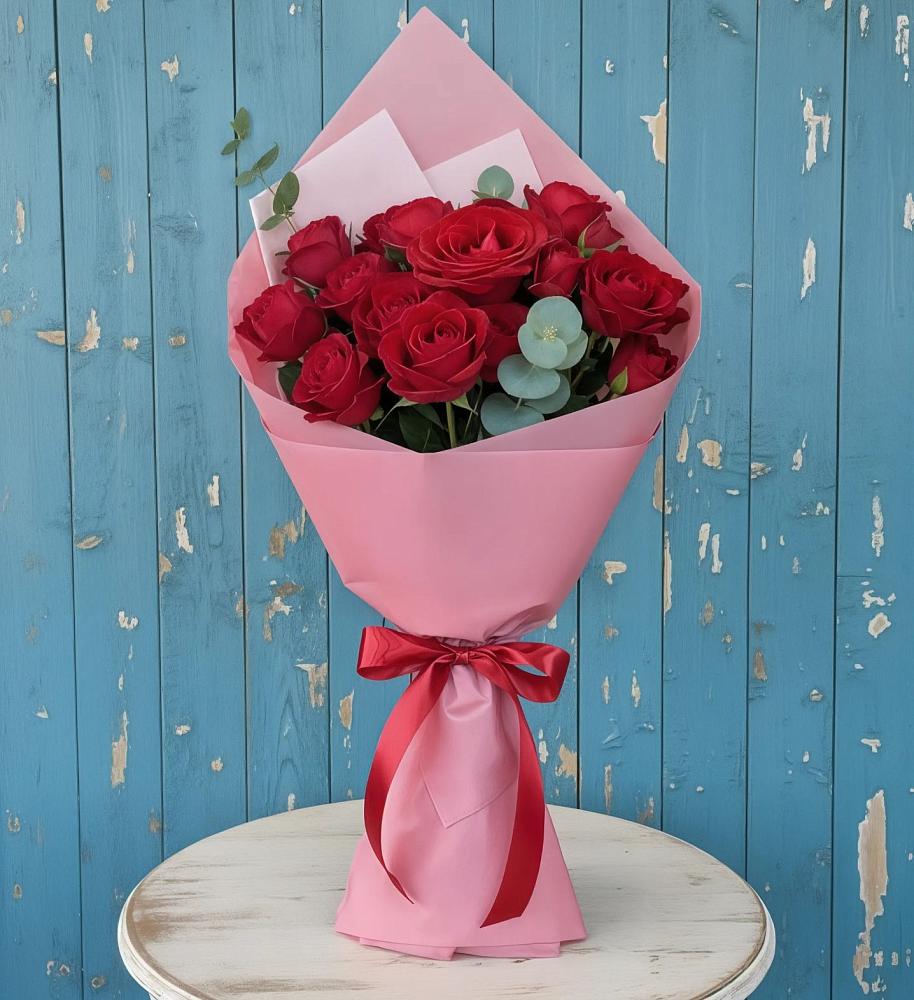 Букет цветов из: Розы в Черное