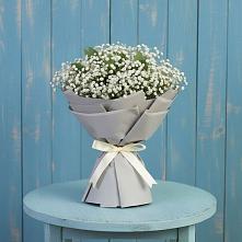 Букет цветов из:  Гипсофила в Черное