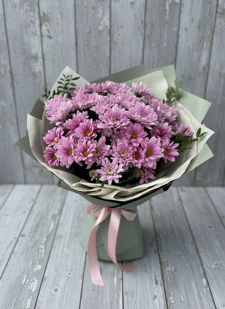 Букет цветов из: Хризантемы в Черное
