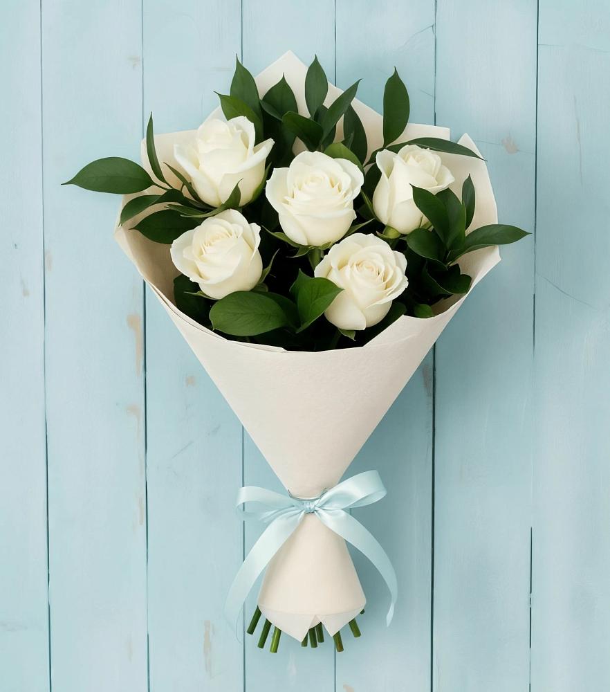 Букет цветов из: Розы в Черное