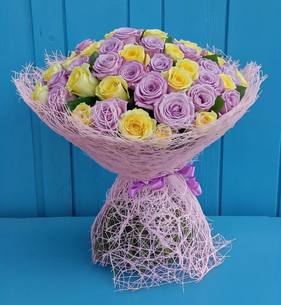 Букет 101 Волшебный Миг в Черное