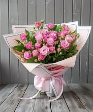 Букет Розовый кустик #REPLACE_PRED# Черное