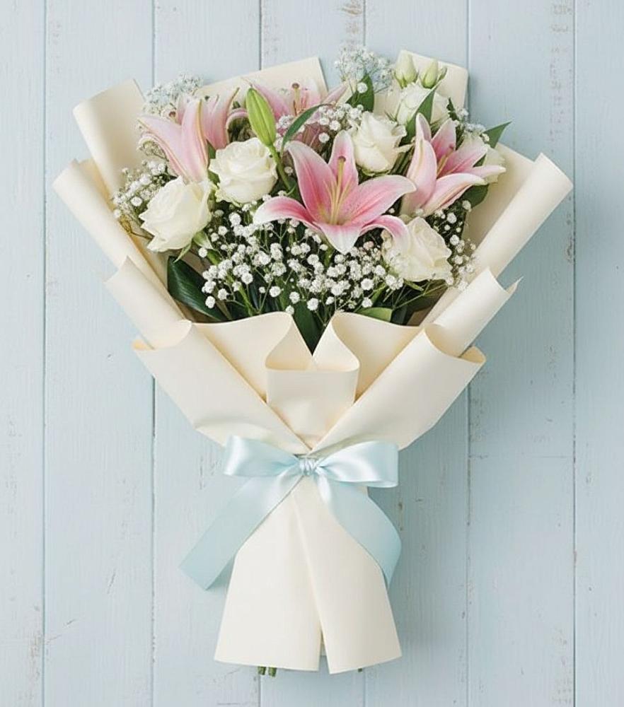 Букет цветов из: Лилии в Черное