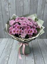 Букет цветов из:  Хризантемы в Черное