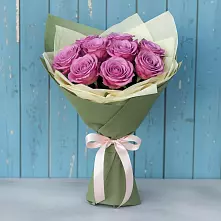 Букет Розы Фёрст Леди в Черное