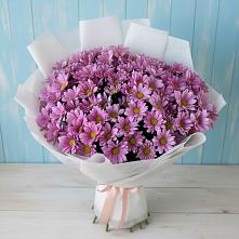 Букет цветов из:  Хризантемы в Черное