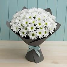 Букет цветов из:  Хризантемы в Черное