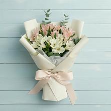 Букет цветов из:  Альстромерии #REPLACE_PRED# Черное