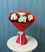 Букет цветов из:  Хризантемы #REPLACE_PRED# Черное