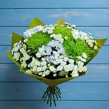 Букет цветов из:  Хризантемы в Черное