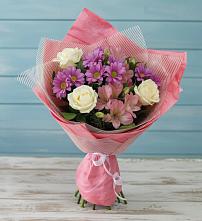 Букет цветов из:  Герберы в Черное