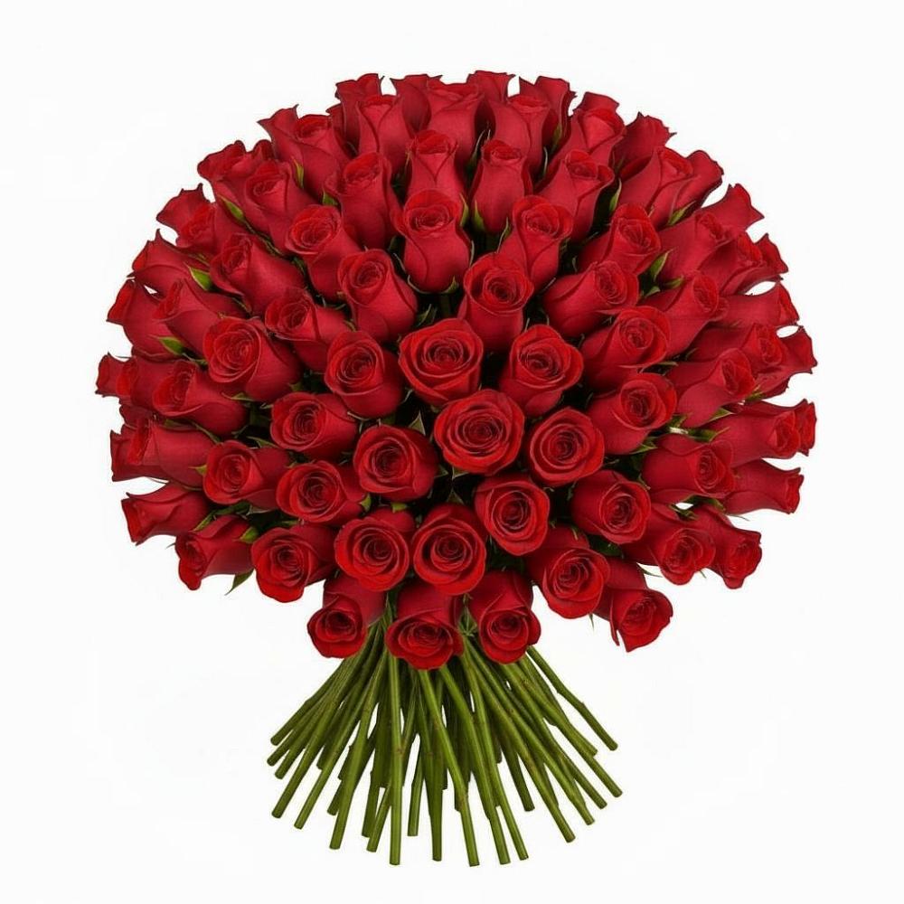 Букет Красные розы Чери Лав в Черное