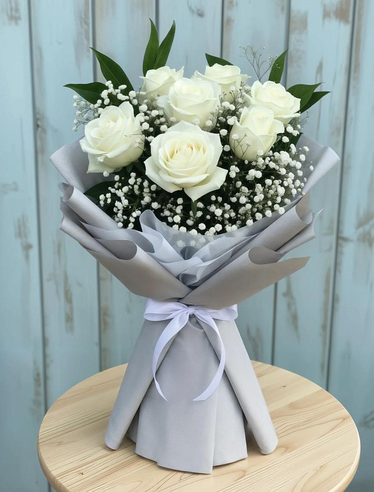 Букет цветов из: Розы в Черное