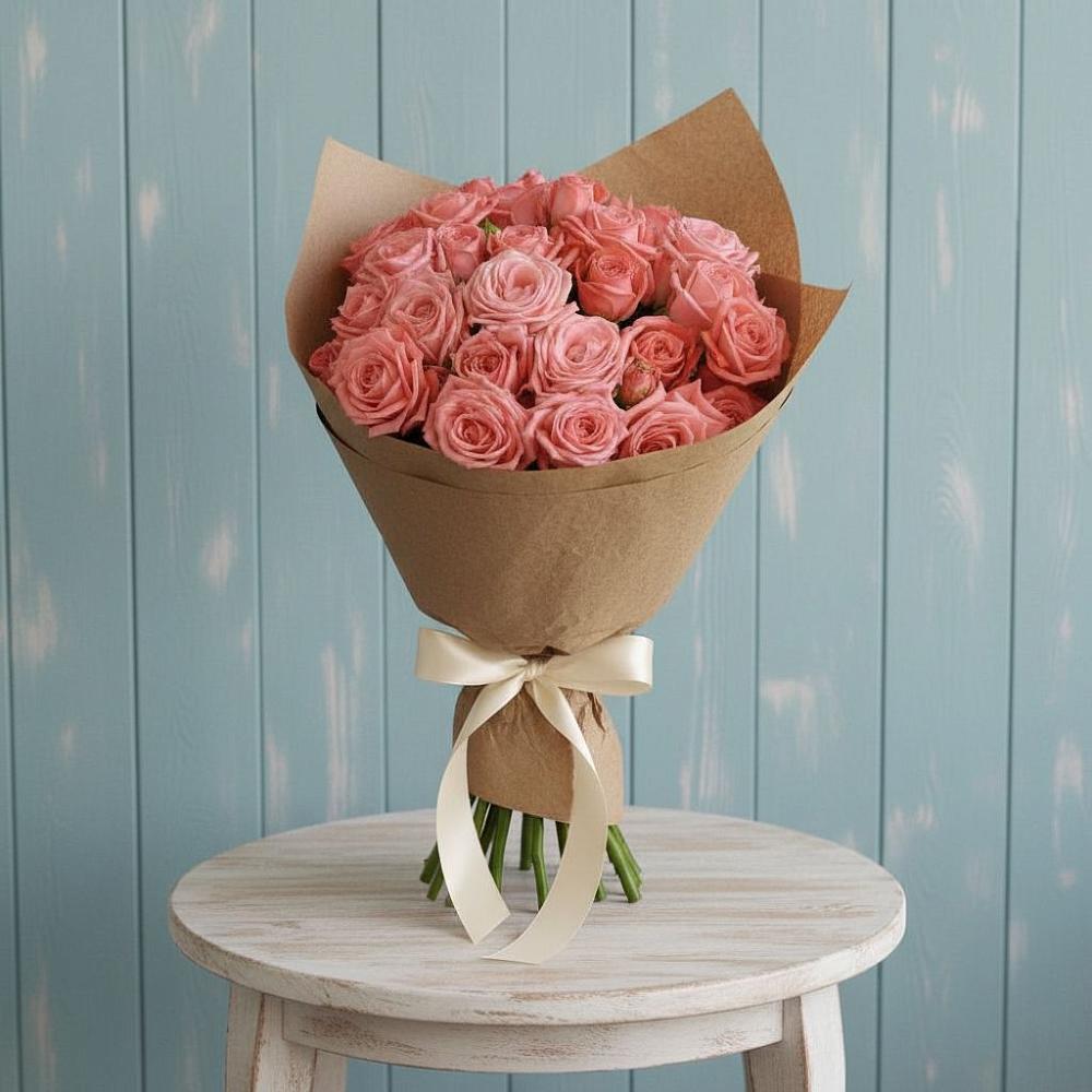 Букет цветов из: Розы в Черное