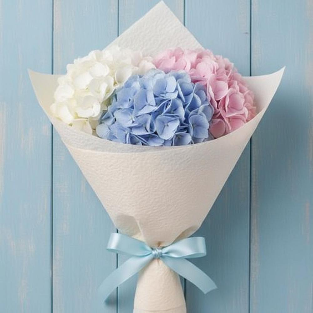 Букет цветов из: Гортензия в Черное